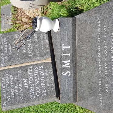 SMIT Jan Christoffel Cornelius Leopoldus 1907-1990 &amp; Anna Cornelia HERBST 1909-1996