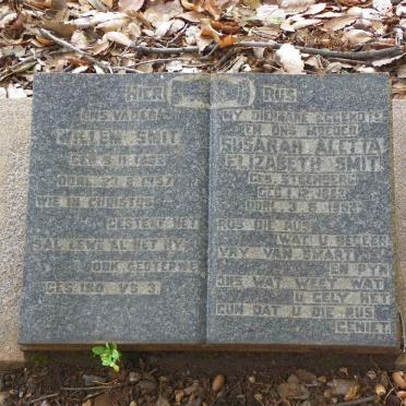 SMIT Willem 1882-1957 &amp; Susarah Aletta Elizabeth STEENBERG 1882-1952