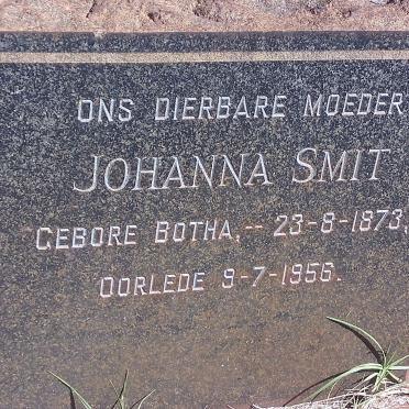 SMIT Johanna nee BOTHA 1873-1956
