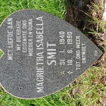 SMIT Magrietha Isabella 1940-1990