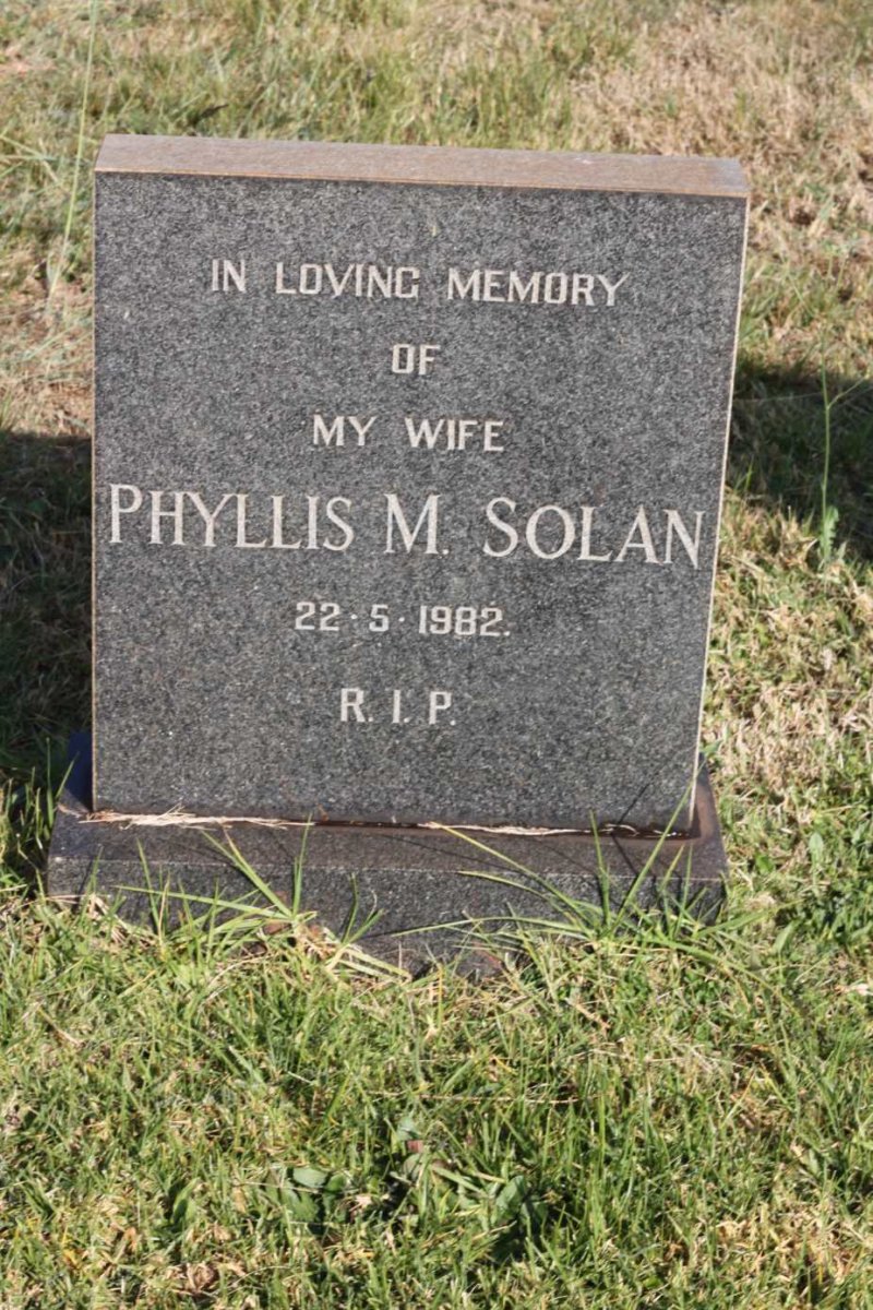 SOLAN Phyllis M. -1982