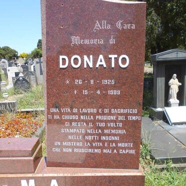 SOMMA Donato 1925-1989 &amp; Angela 1932-1979