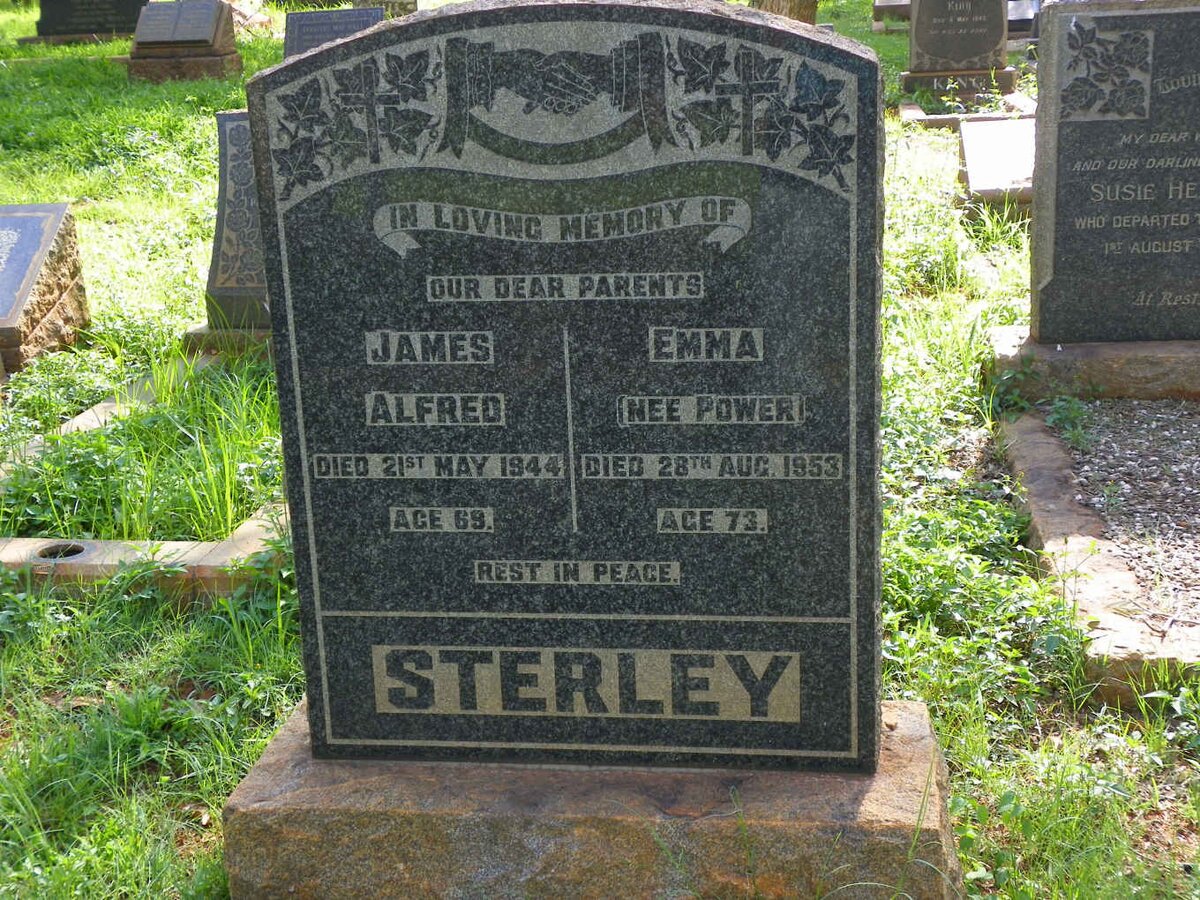 STERLEY James Alfred -1944 &amp; Emma POWER -1953