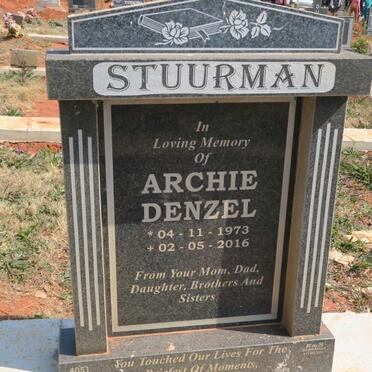 STUURMAN Archie Denzel 1973-2016