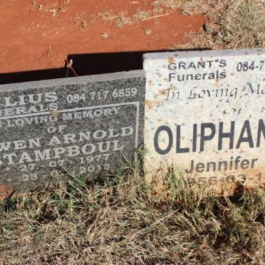 STAMPBOUL Owen Arnold 1977-2013 :: OLIPHANT Jennifer 1956-?