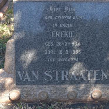 STRAATEN Frekie, van 1934-1955