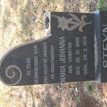 STEYN Maria Johanna nee VERSTER 1889-1970