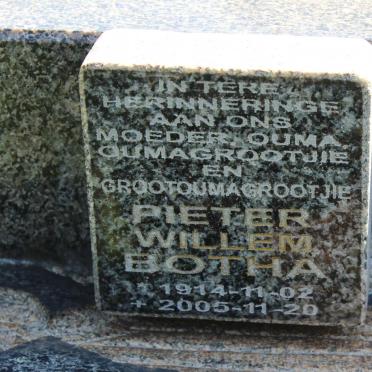 BOTHA Pieter Willem 1914-2005