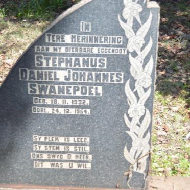 SWANEPOEL Stephanus Daniel Johannes 1932-1954