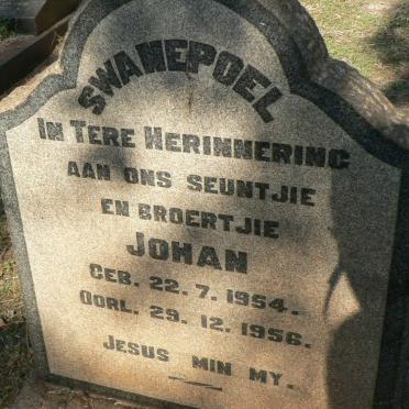 SWANEPOEL Johan 1954-1956