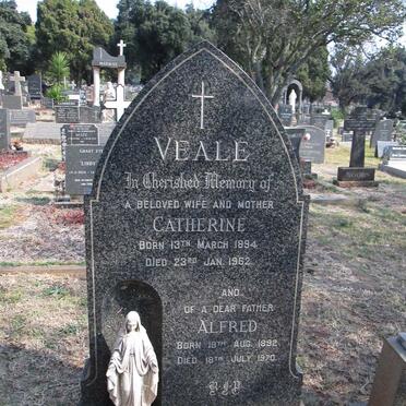 VEALE Alfred 1892-1970 &amp; Catherine 1894-1962