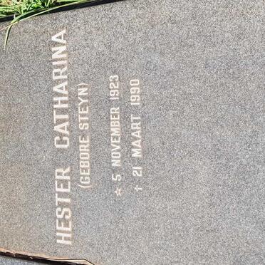 VERMAAK Hester Catharina nee STEYN 1923-1990
