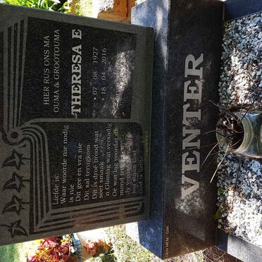 VENTER Theresa Edwena 1927-2016