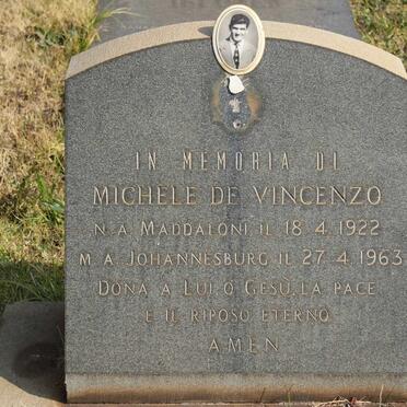 VINCENZO Michele, de 1922-1963