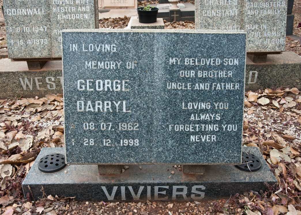 VIVIERS George Darryl 1962-1998