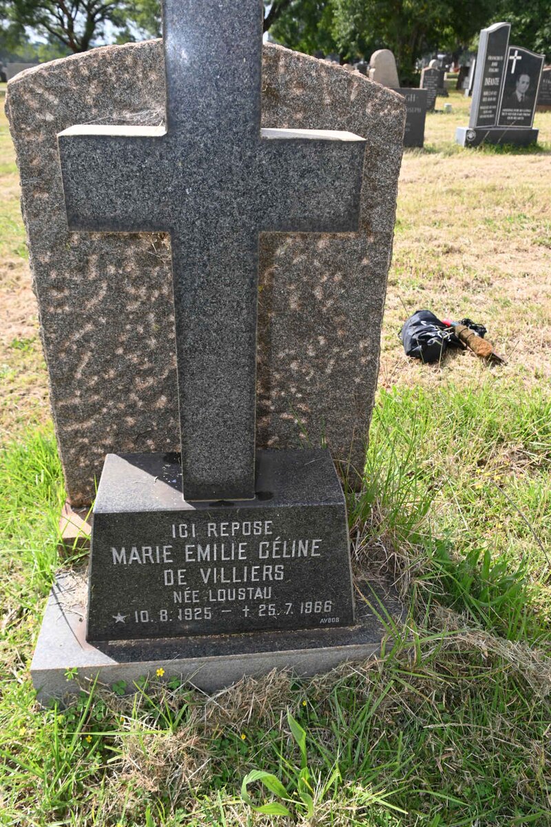 VILLIERS Marie Emilie Celine, de nee LOUSTAU 1925-1966