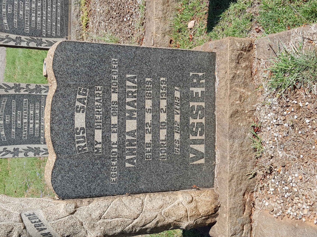 VISSER Anna Maria 1889-1959