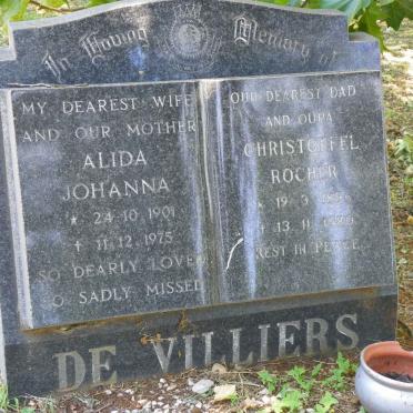 VILLIERS Christoffel Rochér, de 1896-1980 &amp; Alida Johanna 1901-1975
