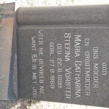 VORSTER Maria Catharina Stefina 1893-1969