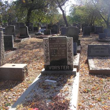 VORSTER Wynand Willem 1911-1978