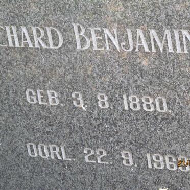 VUUREN Richard Benjamin, Janse van 1880-1963 &amp; Emmerentia Margaretha 1890-1963