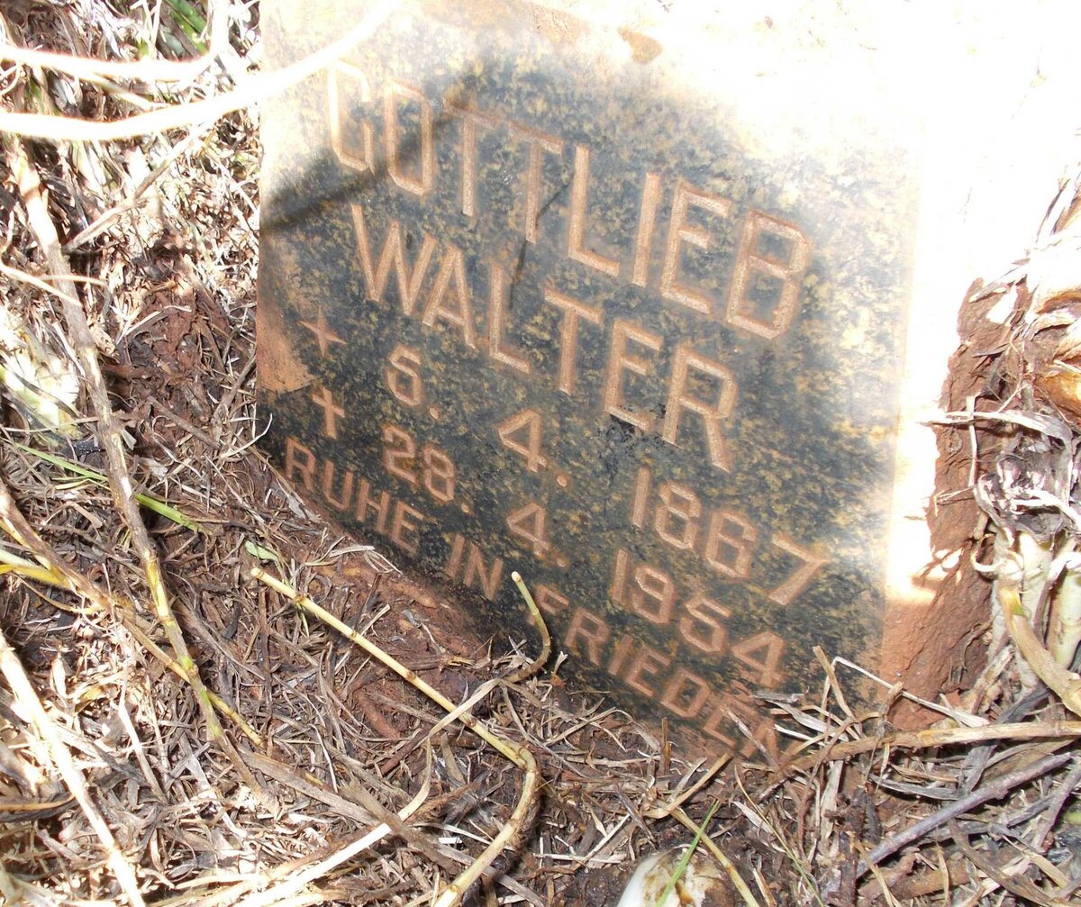 WALTER Gottlieb 1867-1954