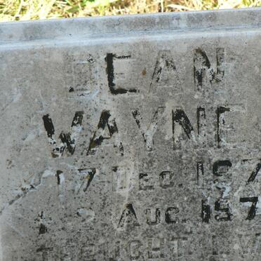 WAYNE Dean 1978-1979