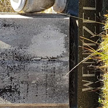 WENTZEL Vivian Christoffel 1928-1974