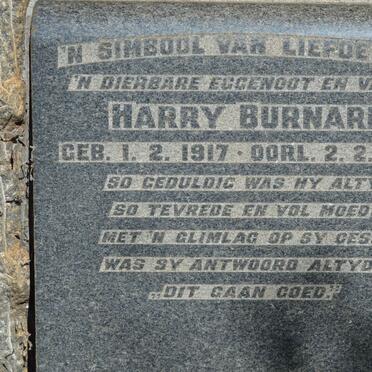 WELGEMOED Harry Burnard 1917-1958 :: WELGEMOED Harry 1946-1967