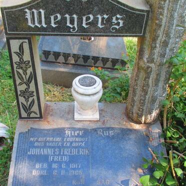 WEYERS Johannes Frederik 1917-1965