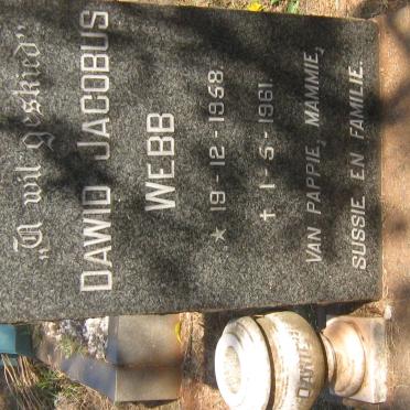 WEBB Dawid Jacobus 1958-1961