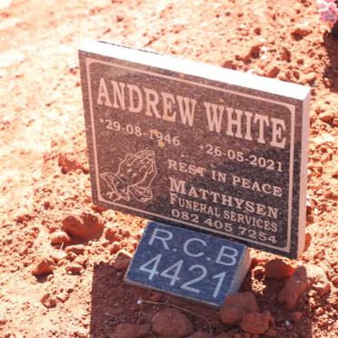 WHITE Andrew 1946-2021