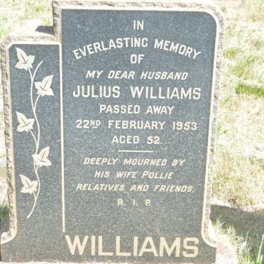 WILLIAMS Julius -1953
