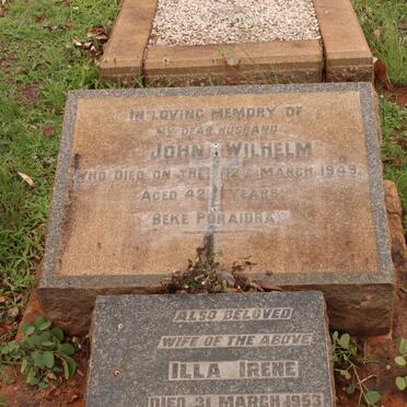 WILHELM John -1949 &amp; Illa Irene -1953
