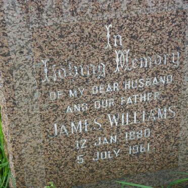 WILLIAMS James 1880-1961 &amp; Ethel Eileen 1877-1969