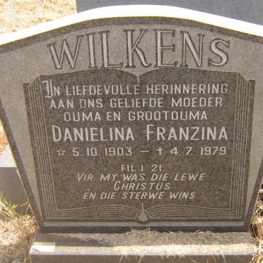 WILKENS Danielina Franzina 1903-1979