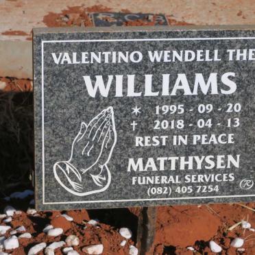 WILLIAMS Valentino Wendell Theo 1995-2018