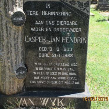WYK Casper Jan Hendrik, van 1903-1968