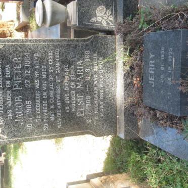 WYK Jacob Pieter, van 1905-1964 &amp; Elsie Maria 1908-1968 :: VAN WYK Jerry 1930-1995 :: VAN WYK Billy 1931-1982