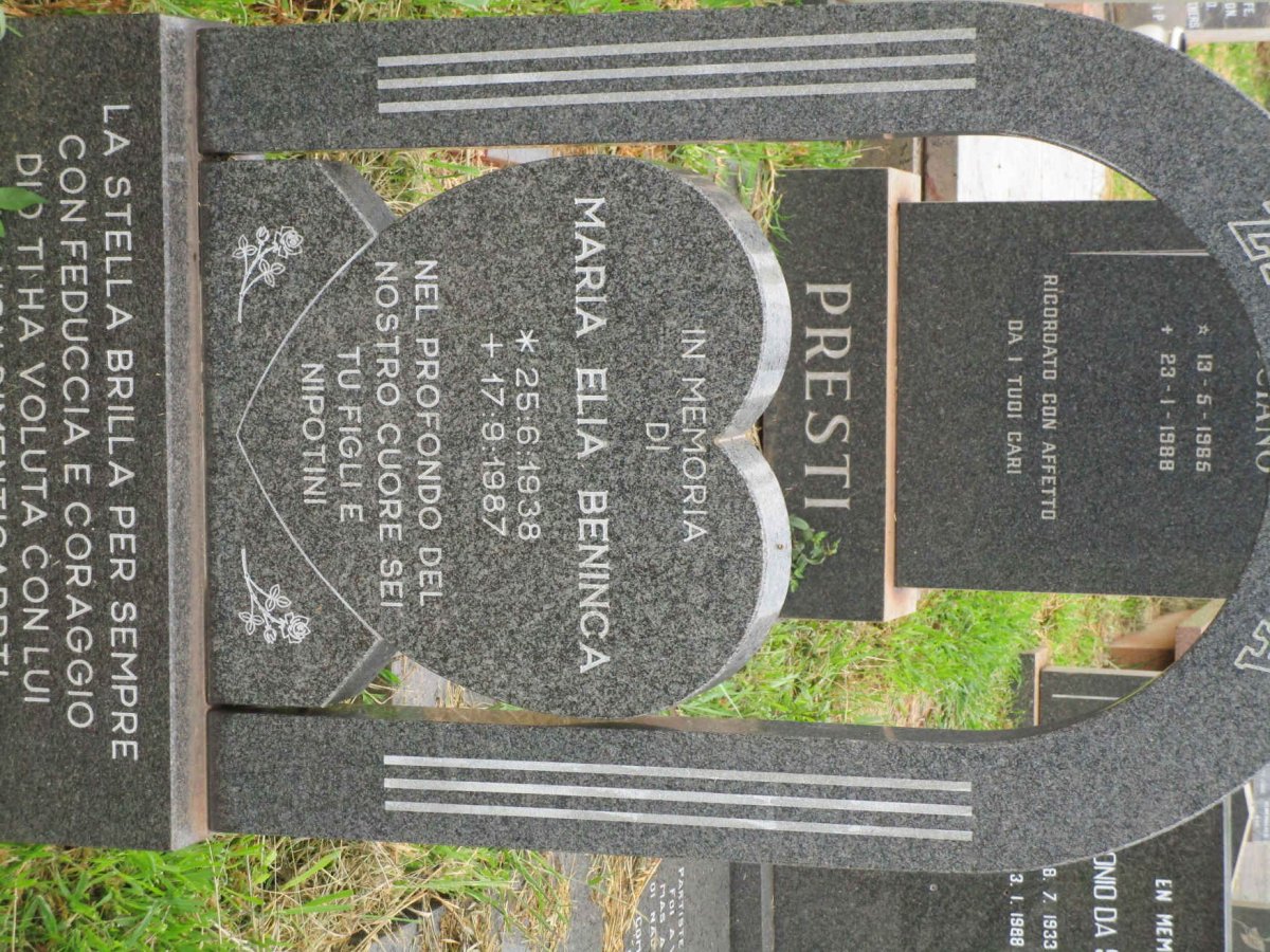 Z???A Maria Elia Beninca 1938-1987