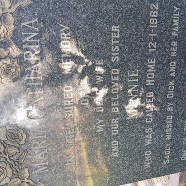 ZYL Maria Catharina, van -1962