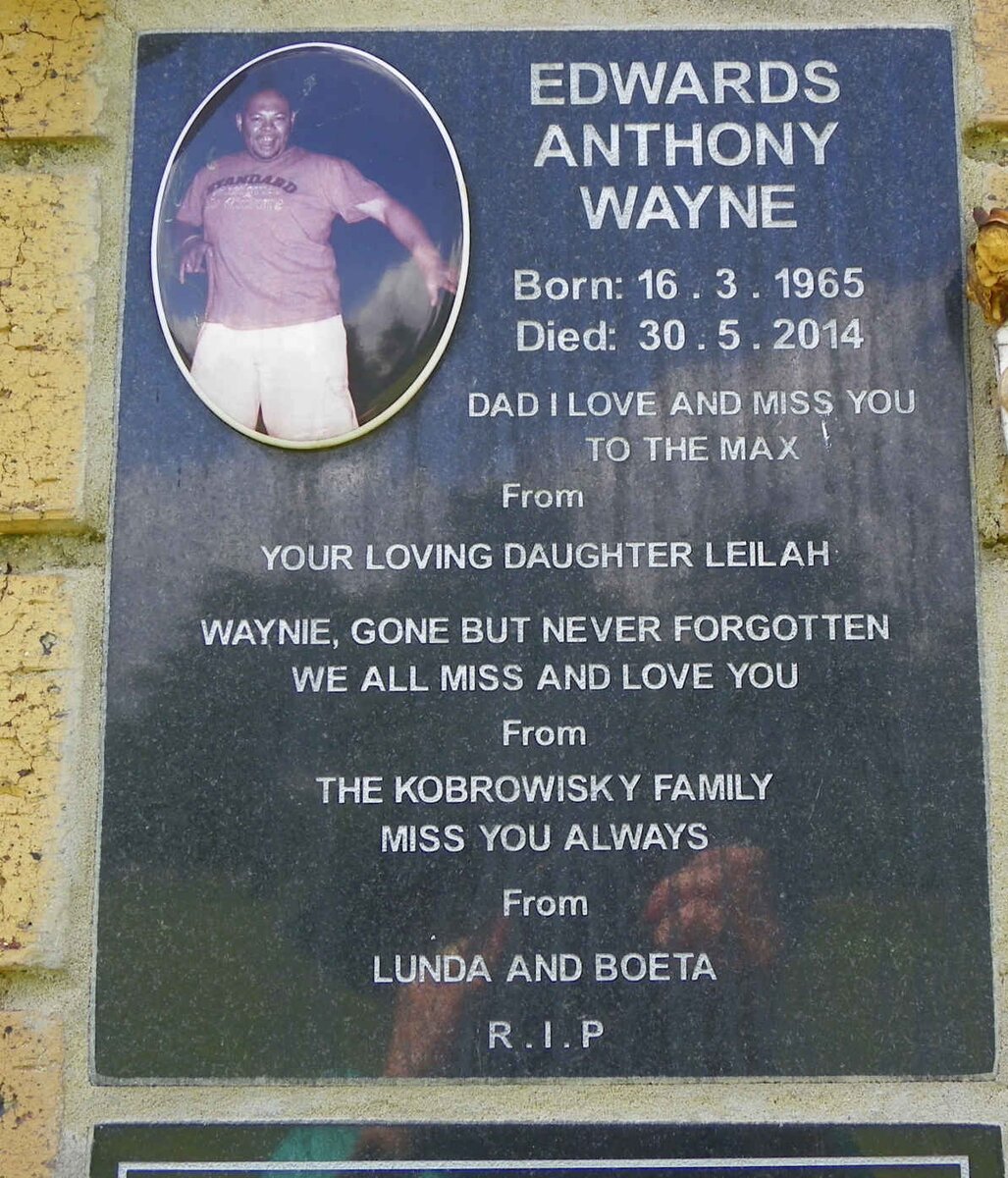 EDWARDS Anthony Wayne 1965-2014