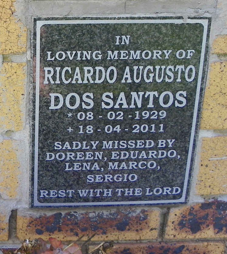 SANTOS Ricardo Augusto, dos 1929-2011