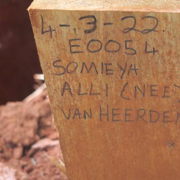ALLI Somieya nee VAN HEERDEN -2022