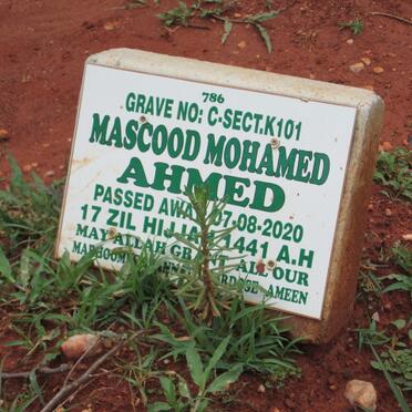 AHMED Mascood Mohamed -2020