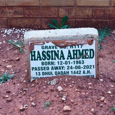 AHMED Hassina 1963-2021