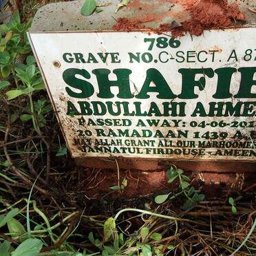 AHMED Shafie Abdullahi -2018