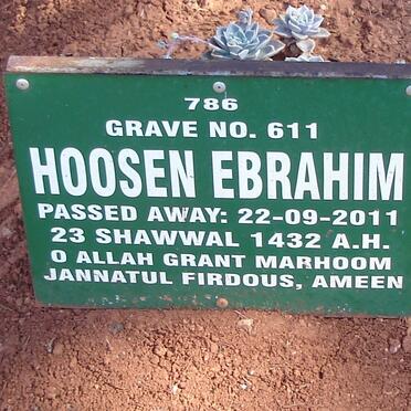 EBRAHIM Hoosen -2011