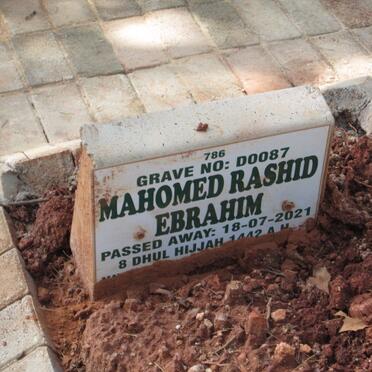 EBRAHIM Mahomed Rashid -2021