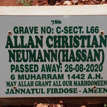 HASSAN Allan Christian Neumann 1977-2020